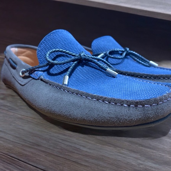 New Ortiz & Reed Made in Spain Brown/Blue Loafers Men’s size 8 - Picture 2 of 15